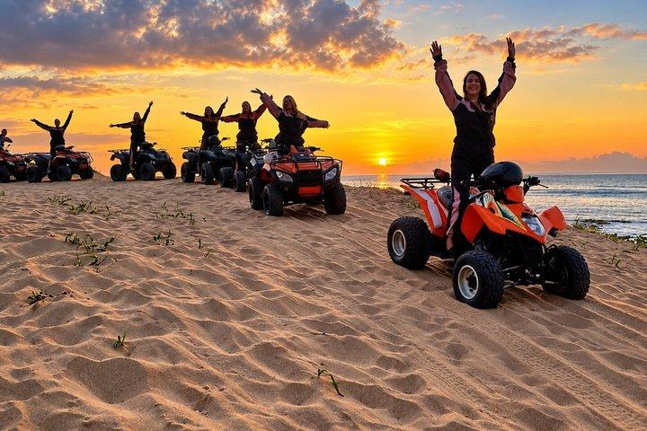 Tour en quad d'une demi-journée à Casablanca : Côte, Forêt et Lac