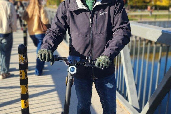 Experience Old Montreal on e-scooters with a local comedian