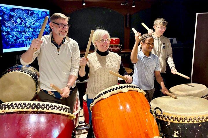 Kyoto: Japanese Taiko Drum Workshop in Gion