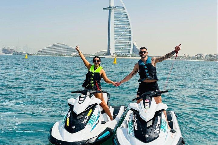 Dubai Jetski Tour van Burj al Arab en Burj Khalifa 45min.