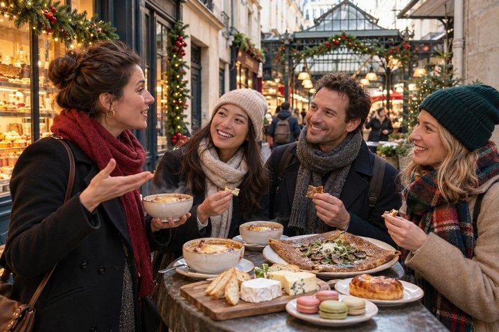 Paris Christmas Holiday Le Marais Vegetarian Gourmet Food Walk