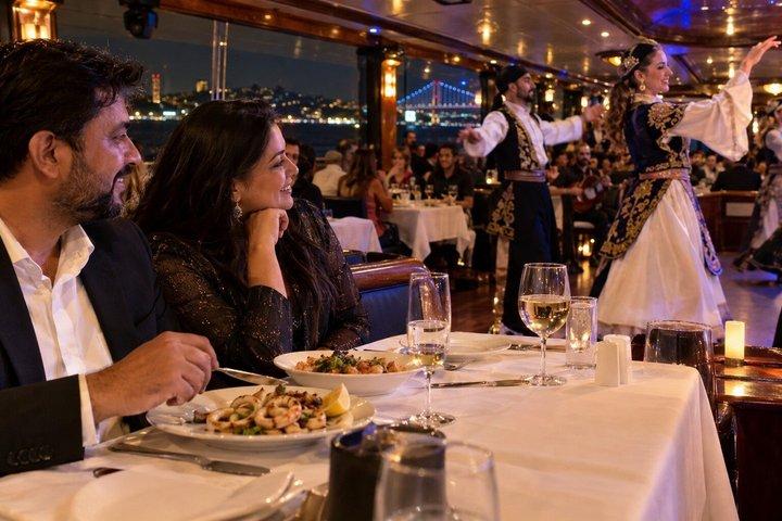 Luxury Bosphorus Dinner Cruise with Turkish Night Show