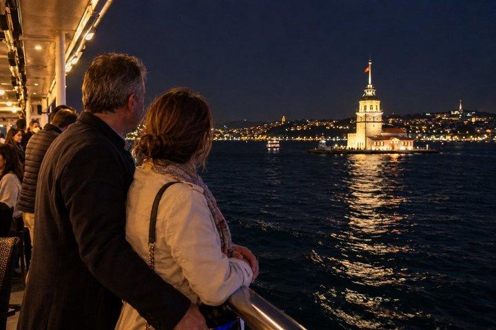 Luxury Bosphorus Dinner Cruise with Turkish Night Show