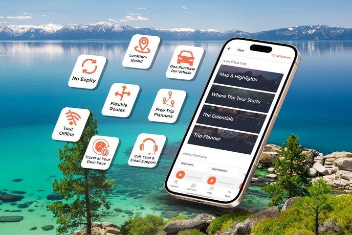 Self-Guided Audio Driving Tour in Lake Tahoe