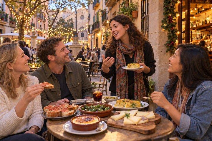 Barcelona Weihnachtsferien Gràcia Vegetarische Tapas-Tour