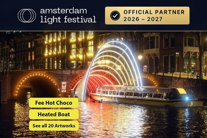 Amsterdam Light Festival Cruise in heated Boat