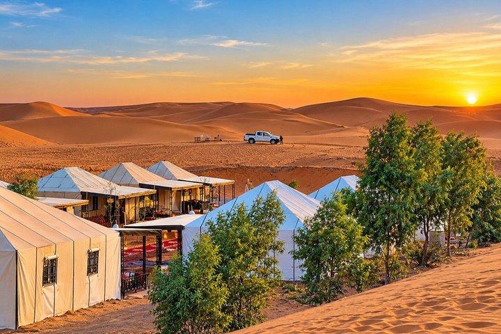 Overnight in a Luxury Merzouga Desert Camp – Camel Ride & Meals