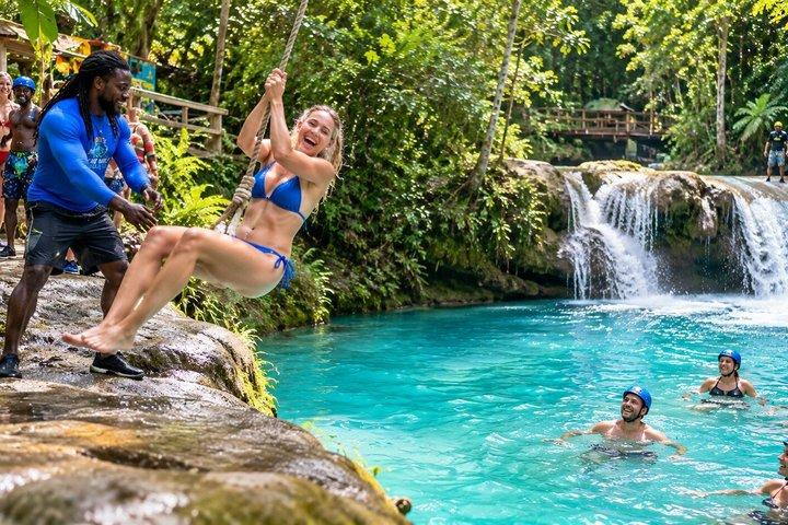 Martha Brae River Rafting & Blue Hole Ocho Rios Combo Tour