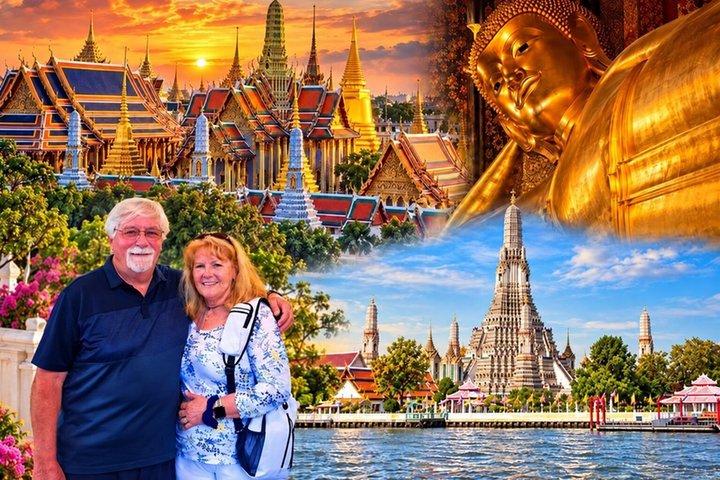 Tour por la Ciudad y Templos de Bangkok con Entrada al Gran Palacio