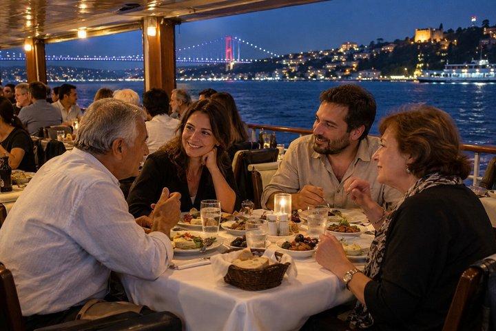 Bosphorus Dinner Cruise and Turkish Night Show with Private Table