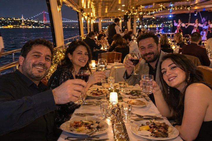 Bosphorus Dinner Cruise and Turkish Night Show with Private Table