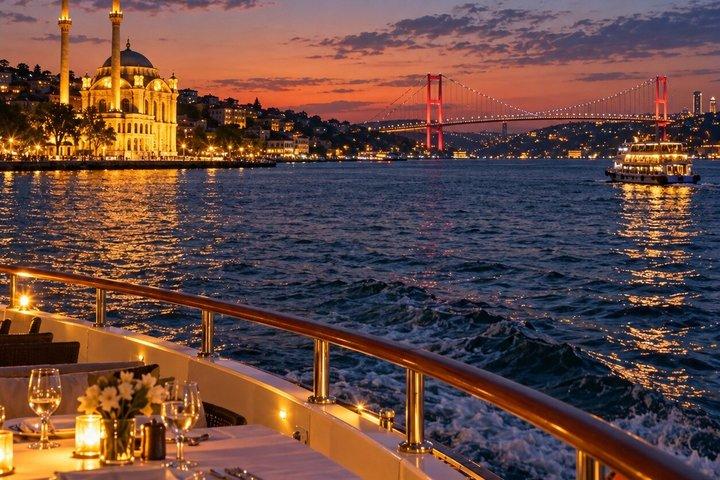 Bosphorus Dinner Cruise and Turkish Night Show with Private Table