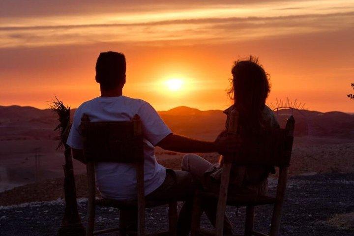 Agafay Desert Overnight Camel Ride Sunset & Dinner Show with pool