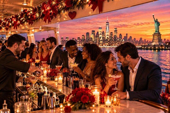 NYC: Valentine's Day Sunset Cruise with Buffet Dinner