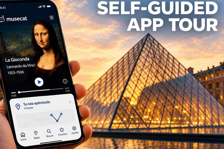 Louvre Museum Self Guided Video Tour with App (No ticket)