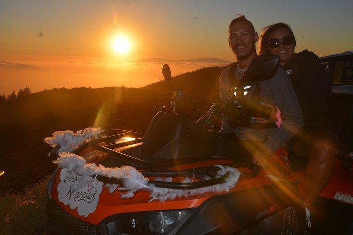Tenerife Exclusive Sunset Quad Tour in Small Groups