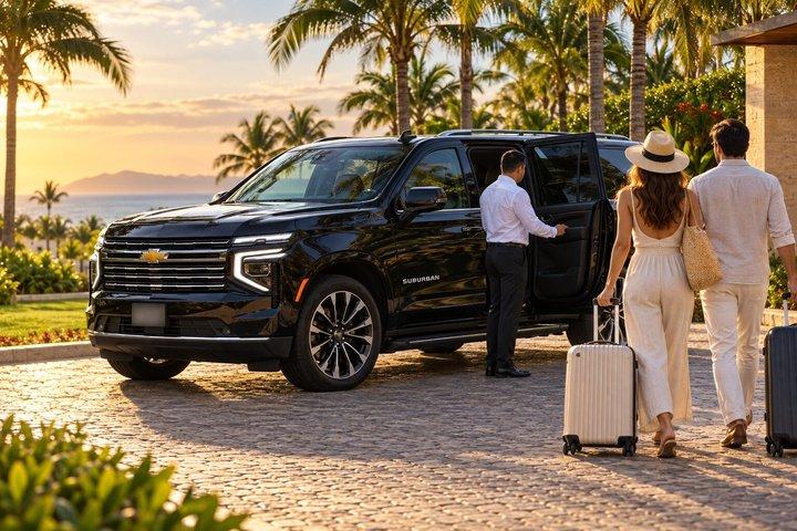 Private transfer round trip Puerto Vallarta Airport To Hotel In Luxury Vehicle