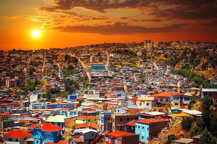 Smågruppstur till Viña del Mar och Valparaiso från Santiago