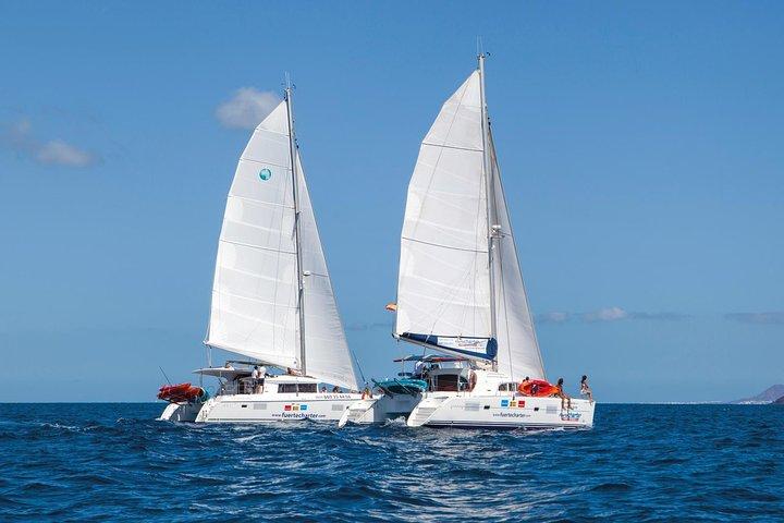 フェルテベントゥラからロボス島への4時間のボートトリップ(コンボデラックス)
