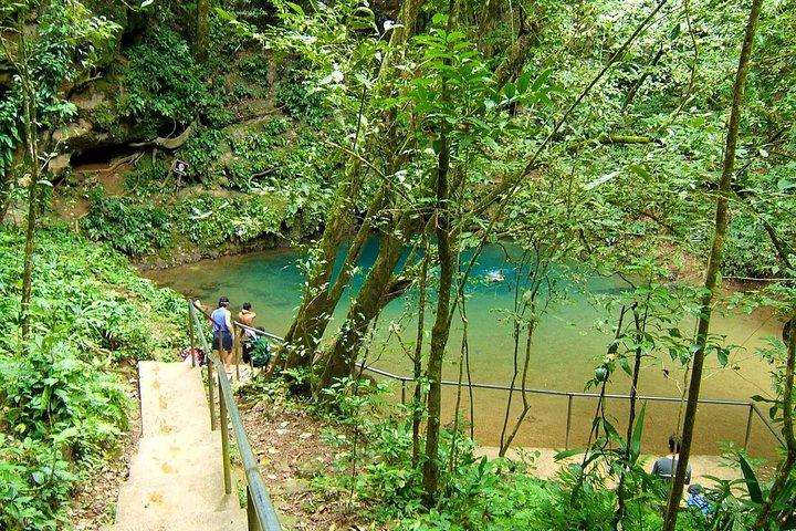 Excursion sur les rives de Falmouth : bouée sur le Blue Hole