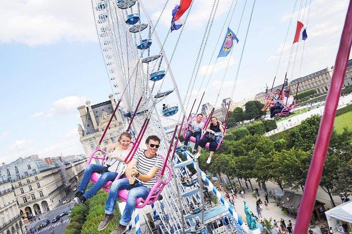 Giro del parco divertimenti estivo e tour a piedi delle Galeries Lafayette - Stagionale