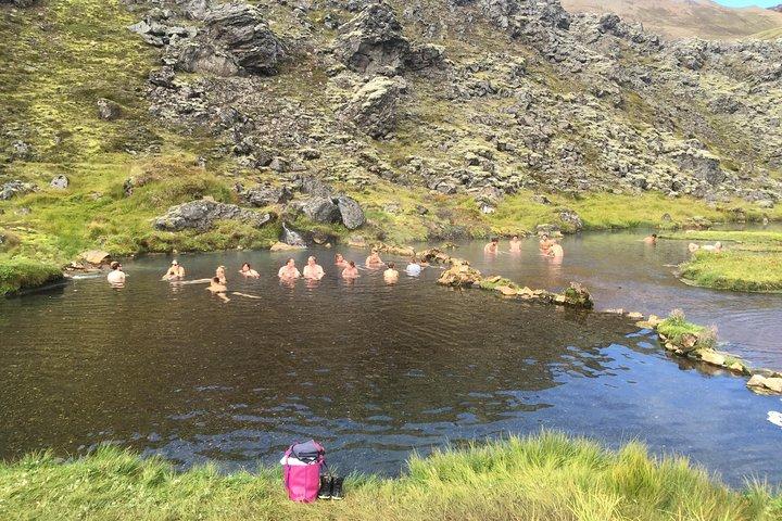 LandmannalaugarとHekla火山Reykjavikのスーパージープによる日帰り旅行