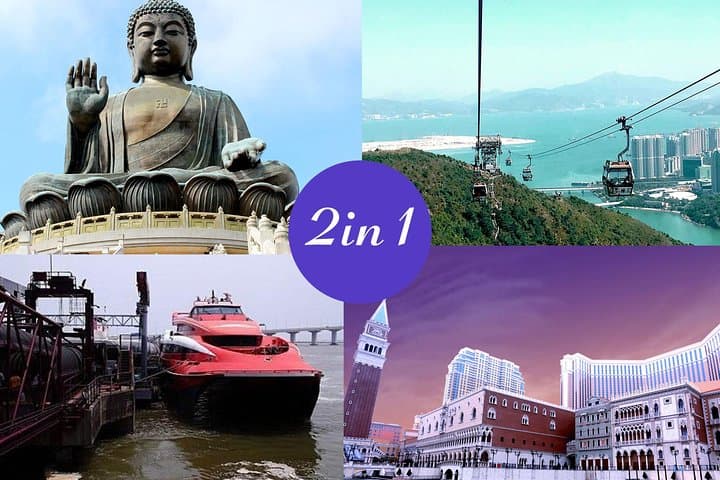 Roundtrip Turbojet ferry from Hong Kong to Macau with Ngong Ping 360 Tickets