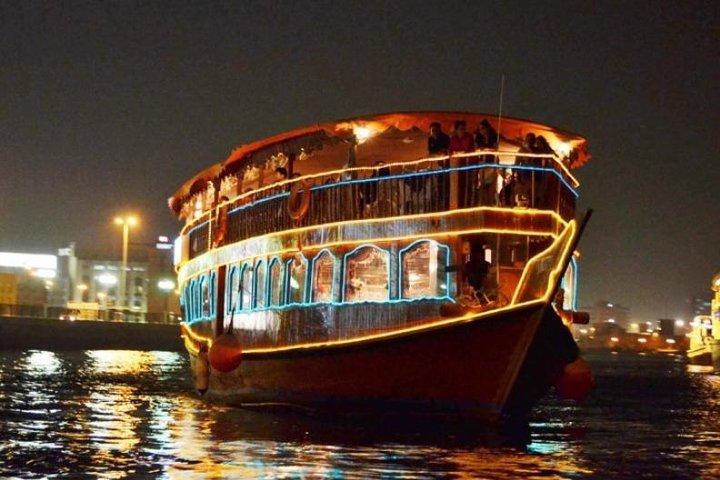 Croisière Dubai Creek Dhow Dîner avec transferts