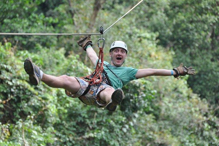 Veragua Zipline Canopy Tour. Landausflug von Puerto Limon
