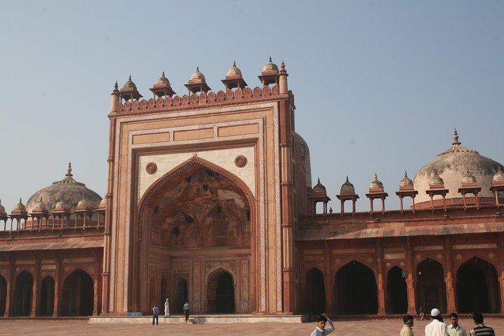 Visite privée du Taj Mahal Agra de nuit de Delhi