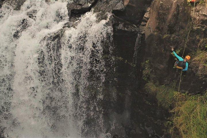 Discesa in corda doppia alle cascate di Kulaniapia: 120 piedi di caduta, a 15 minuti da Hilo