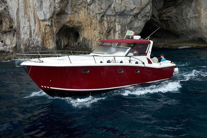 Passeio de barco privado de Positano, Praiano ou Amalfi