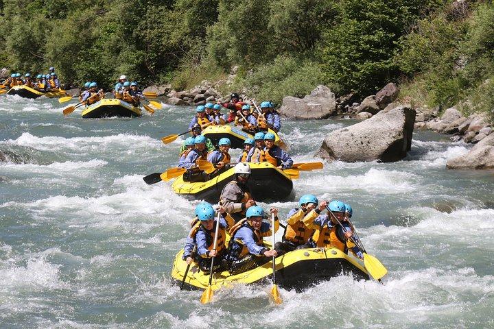 Rafting sul fiume per famiglie