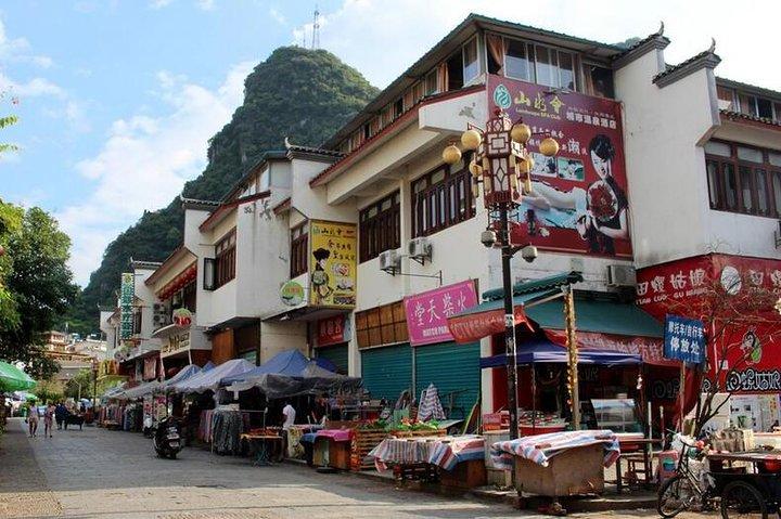 Privat Guilin Tour af Li River Cruise og Yangshuo Sightseeing