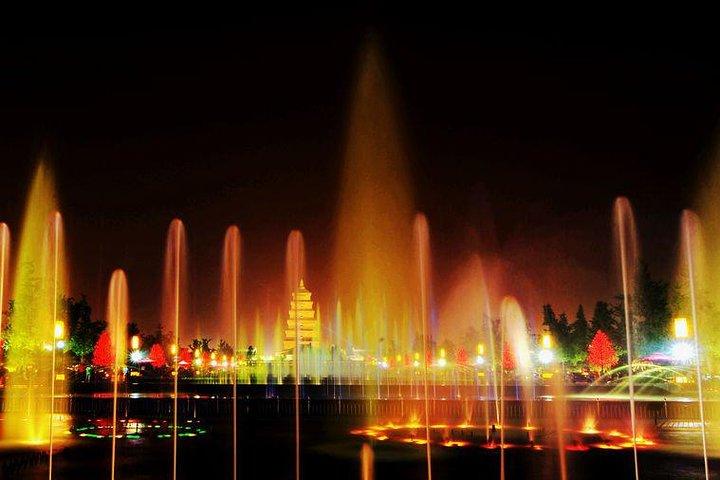 Xi'an Abendtour: South Gate Square, Fountain Show Square
