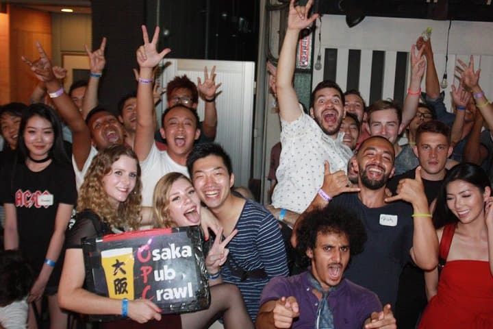 Osaka Pub Crawl and Nightlife Tour