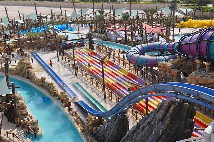 Full Day Abu Dhabi City Tour & Yas Water World Entry ticket with Transfers