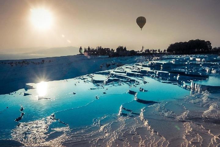 Pamukkale Hot Air Balloon Tour med morgenmad og champagne