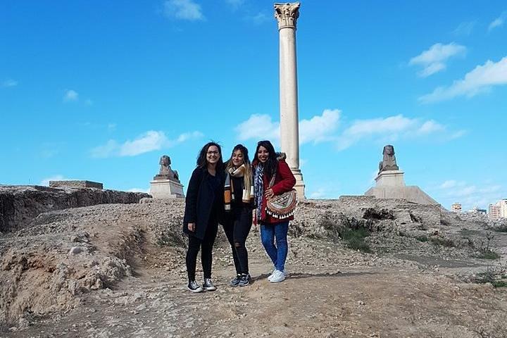 Alexandria Library & Pompeii's Pillar Montazah Palace Citadel van Qaitbay