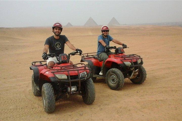 Private Quad Bike Ride Around Giza Pyramids Desert Safari Trip