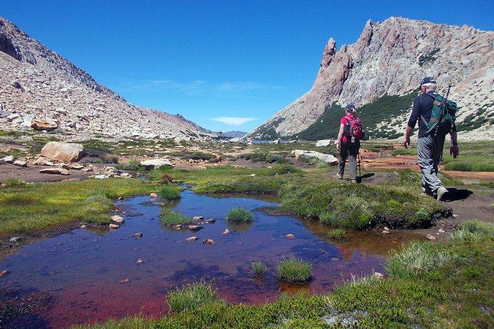 Trekkingtag in den Bergen bei Bariloche