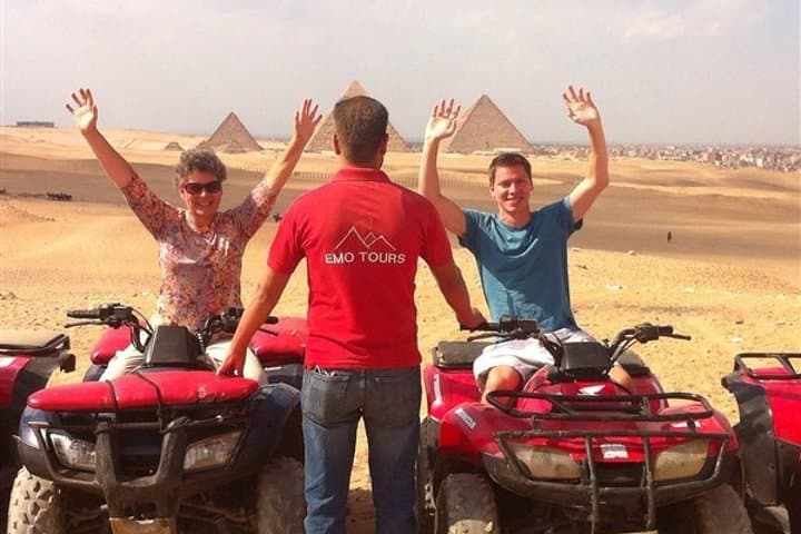 Quad Bike Trip At Desert of Giza Pyramids