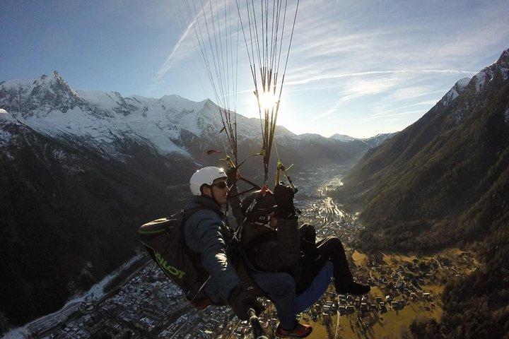 Experiência de paragliding em Chamonix e Aiguille du Midi