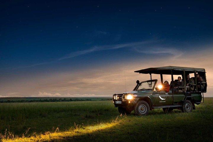 Night Game Drive e Bush Dinner da Victoria Falls