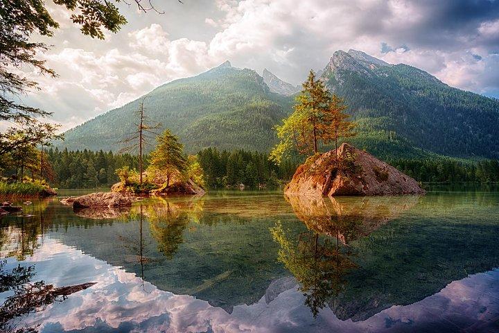 Eagle's Nest, Berchtesgaden e Ramsau con la famosa chiesa e il lago