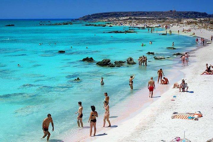 Dagstur Elafonisi Island fra Chania guidet med honning smagning