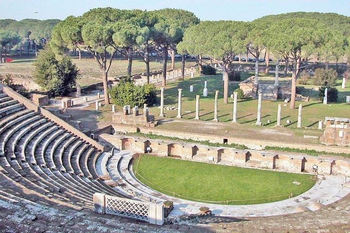 Kinderfreundliche alte Ostia-Tour mit Abholung vom Hotel und Skip-the-Line-Tickets