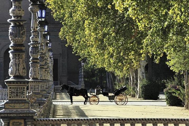 Paardenkoetstocht door Sevilla