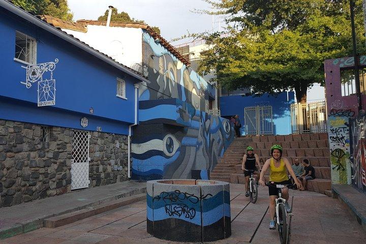 Excursion culturelle à vélo dans le centre de Santiago