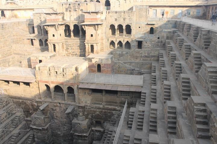 Dagstur til Chand Baori, Step Well & City Palace fra Jaipur